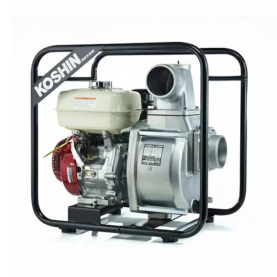 Бензиновая мотопомпа для среднезагрязненной воды Koshin STH-100X